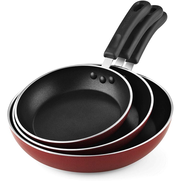 Cook N Home 8 in. Aluminum Non-Stick Omelette Pan | Wayfair